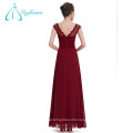 Cap Sleeve Floor Length Chiffon Long Evening Dress Patterns